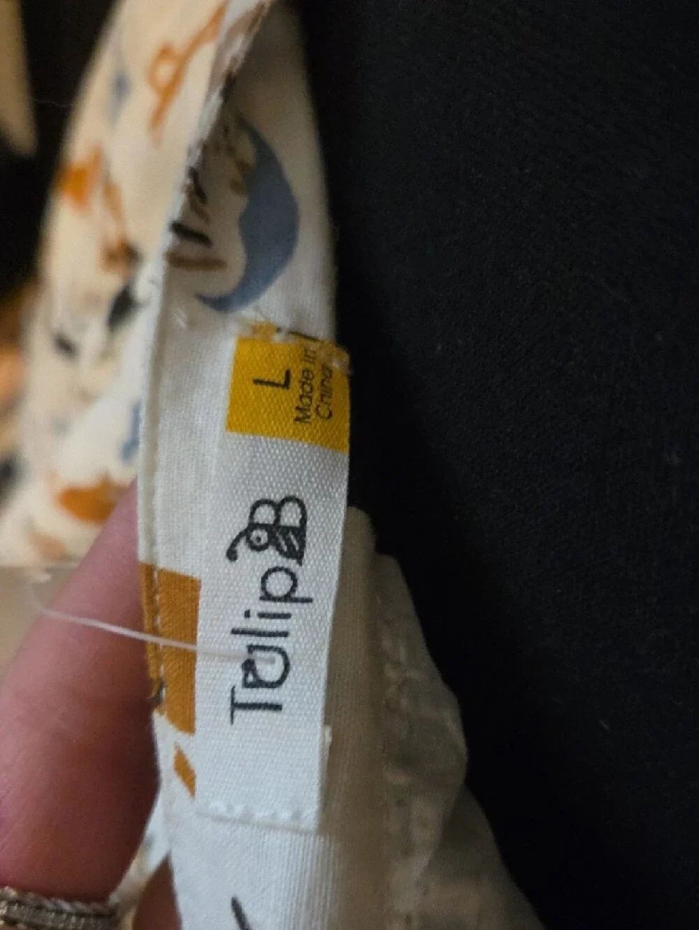 NWT-Tulip-B - A-Line Skirt with Cat Print. - Picture 4 of 5